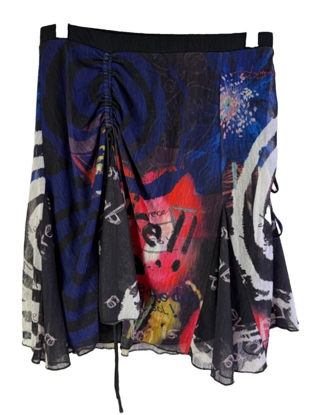 Desigual Skirt Tatto Grafitti Artsy Streetwear